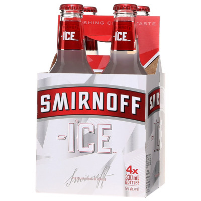 Smirnoff Ice<br>Cooler à base de vodka | 4 x 330 ml | États-Unis