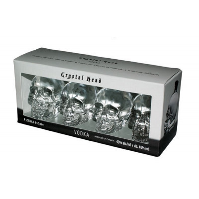 Crystal Head<br>Vodka | 4 x 50 ml | Canada