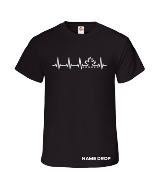StoneAge<br>Adult Canada Heartbeat<br>T-Shirt