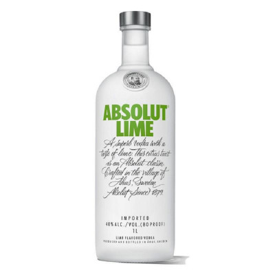 Absolut Lime<br>Vodka aromatisée (lime) | 1 L | Suède