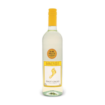 Barefoot Pinot Grigio<br>Vin blanc | 750 ml | États-Unis Californie