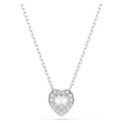 Swarovski<br>Pendentif Ariana Grande x Swarovski<br>Tailles variées, Cœur, Blanc, Métal rhodié