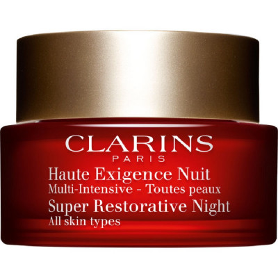 Clarins<br>Crème Haute Exigence Nuit Multi-Intensive<br>Tous Types De Peaux<br>50 ml / 1.6 oz