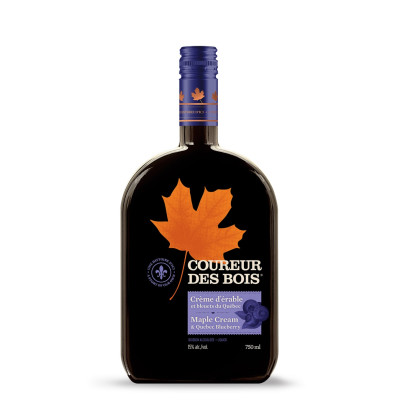 Coureur des Bois<br>Crème d'Érable et Bleuets | Boisson à la crème | 750 ml | Canada