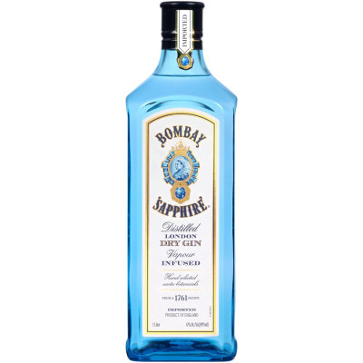 Bombay Sapphire<br>Dry Gin> | 1 L | Angleterre