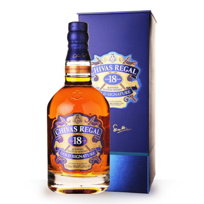 Chivas Regal 18 Ans Blended Scotch<br>Whisky écossais | 1 L | Royaume Uni