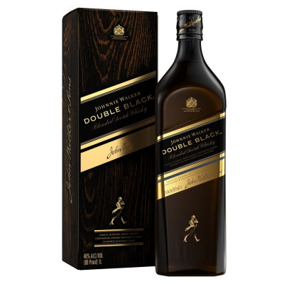 Johnnie Walker Double Black Blended Scotch Whiskey<br>Whisky écossais | 1 L | Royaume Uni