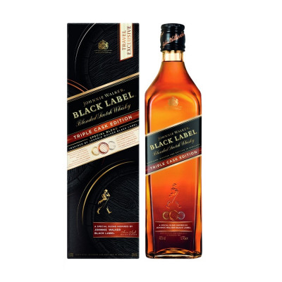 Johnnie Walker Black Label Triple Cask Edition Scotch Blended<br>Whisky écossais | 1 L | Royaume Uni