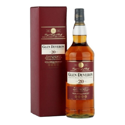 Glen Deveron 20 Ans Single Malt Scotch Whisky<br>Whisky écossais | 1L | Royaume Uni