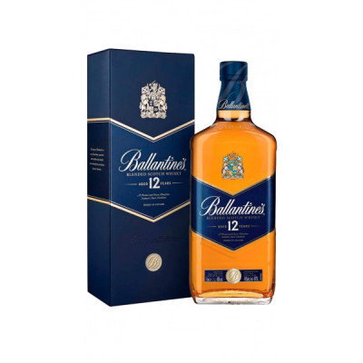 Ballantine's 12 Ans Blended Malt Scotch<br>Whisky écossais | 1 L | Royaume Uni