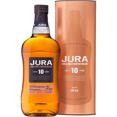 Jura 10 ans Island Single Malt<br>Whisky écossais | 750 ml | Royaume Uni