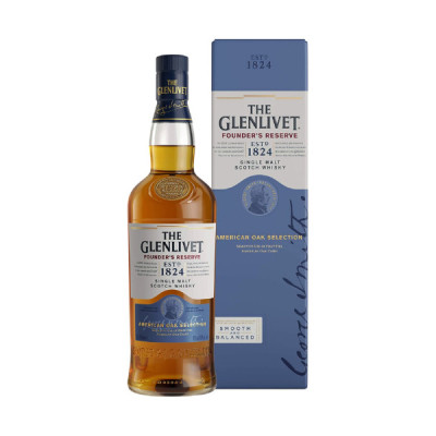 The Glenlivet Founder's Reserve Single malt<br>Whisky écossais | 1L | Royaume Uni Écosse