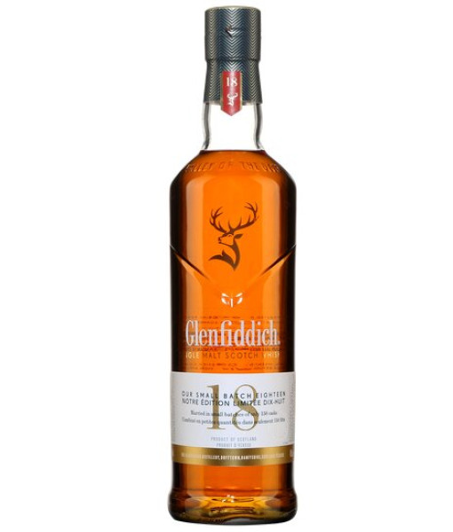 Glenfiddich 18 ans Highland Single Malt<br>Whisky écossais   |   750 ml   |   Royaume Uni  Écosse