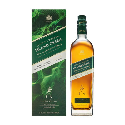 Johnnie Walker Island Green Blended Malt Scotch<br>Whisky écossais | 1 L | Royaume Uni
